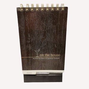 On the House Classic Signature Cocktails Flip Note Book